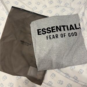 Fear of God Essentials Heather Gray Tee